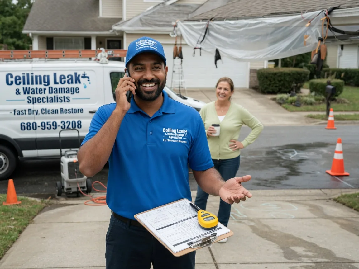 Ceiling Leak Cleanup Florham Park, NJ FAQs